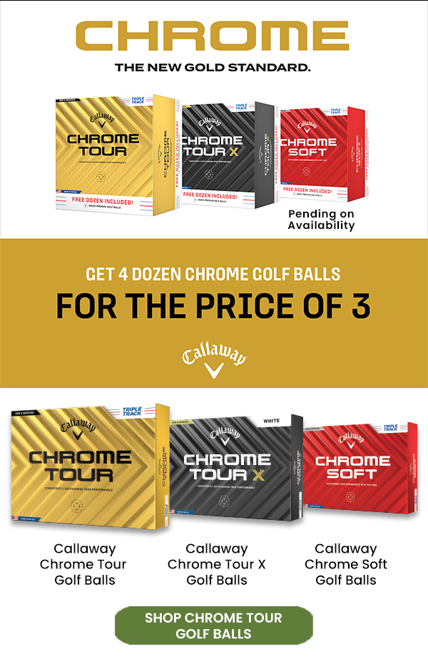 Callaway Chrome Golf Balls