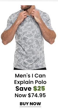 TravisMathew Men's I Can Explain Polo