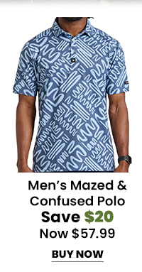 Bad Birdie Men's Mazed & Confused Polo