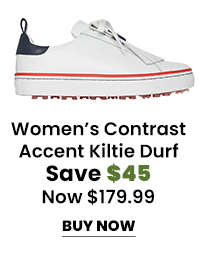 G/FORE Women’s Contrast Accent Kiltie Durf Spikeless Golf Shoes