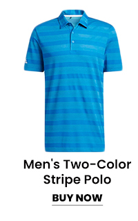 adidas Men's Two-Color Stripe Polo