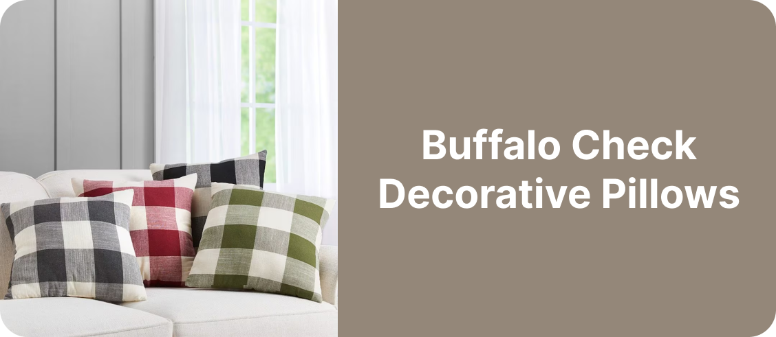 Buffalo Check Decorative Pillows