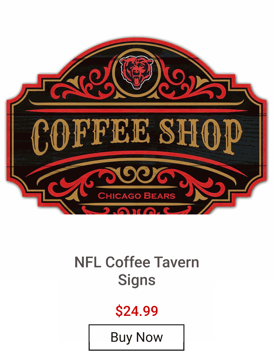 NFL Coffee Tavern Signs
