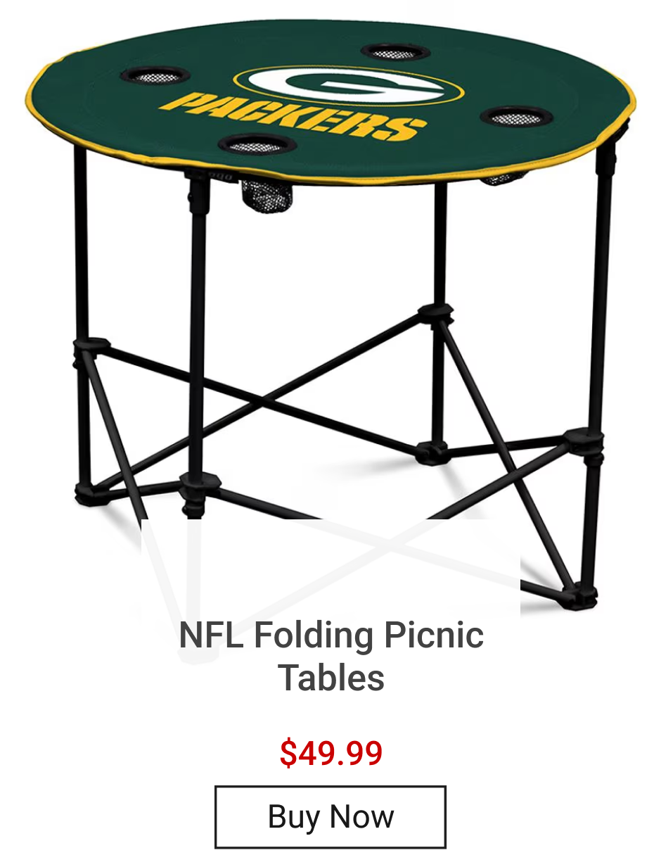 NFL Folding Picnic Tables