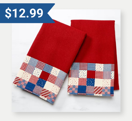 Patriotic Check Bath Collection