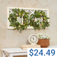 Wall Mirrors with Wreath