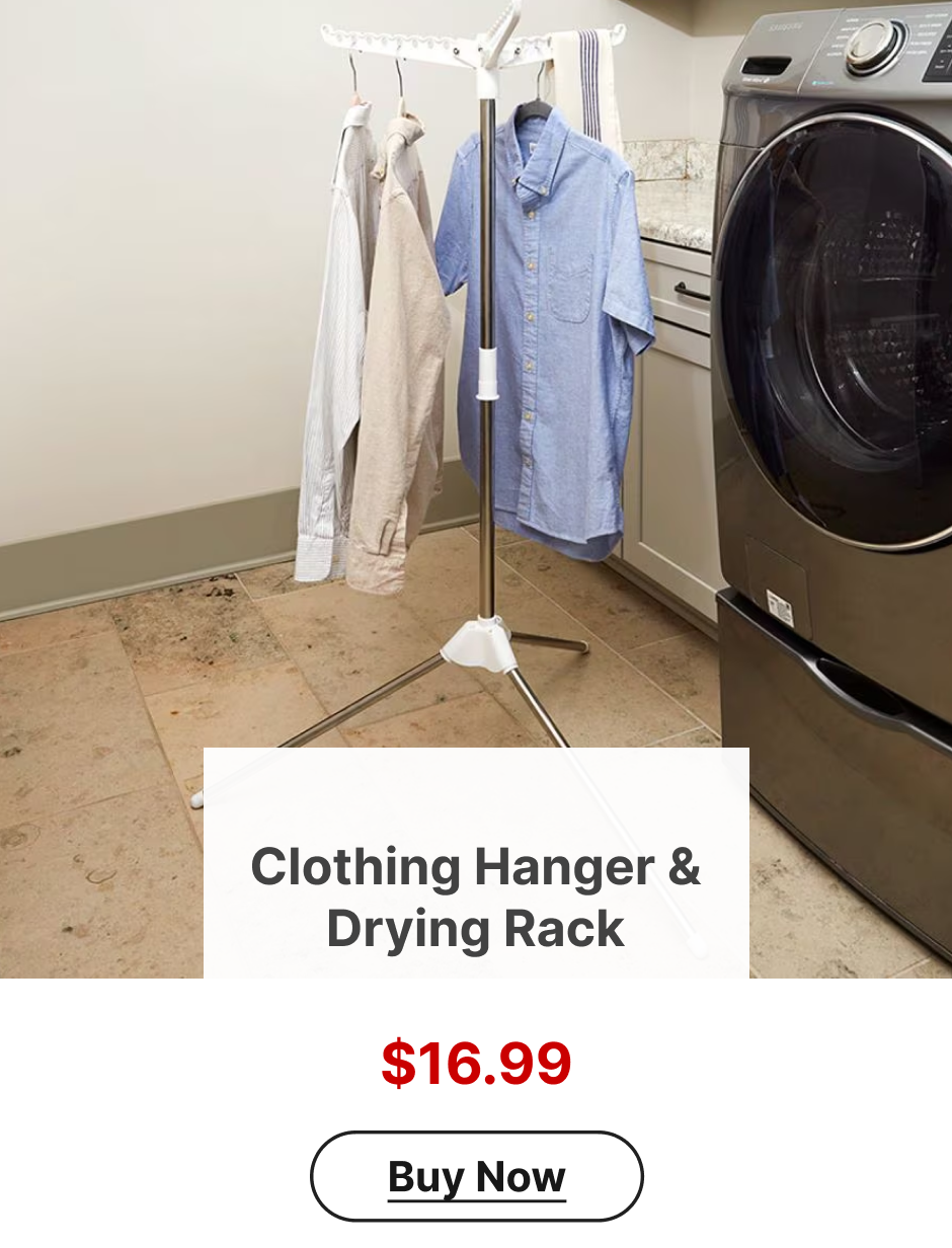 Clothing Hanger & Drying Rack