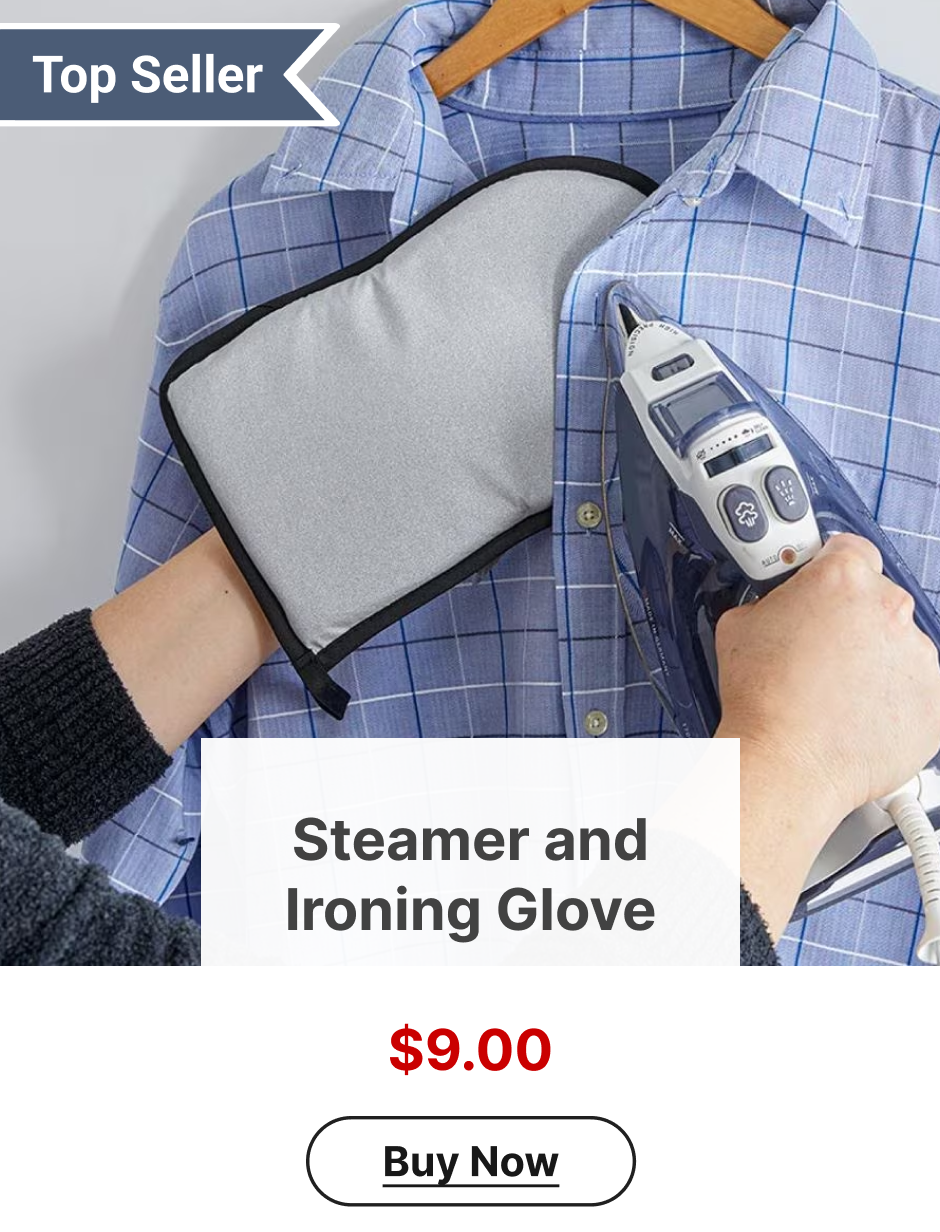 Steamer and Ironing Glove