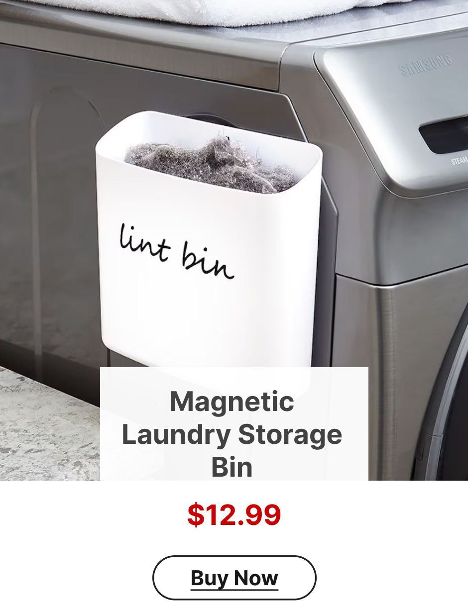 Magnetic Laundry Storage Bin