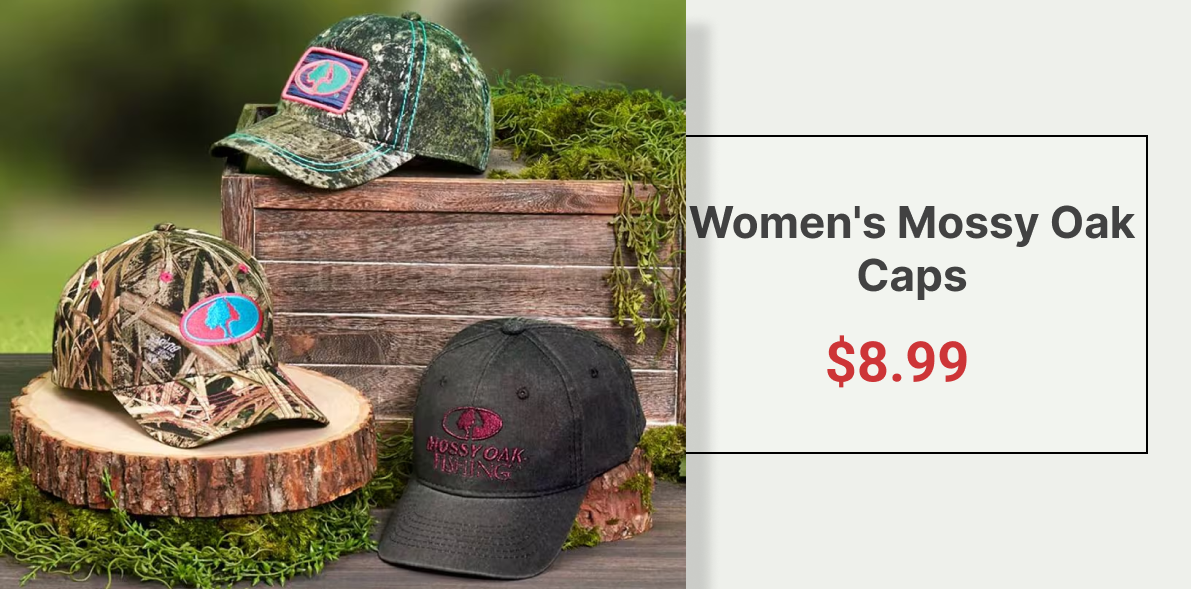 Women's Mossy Oak Caps