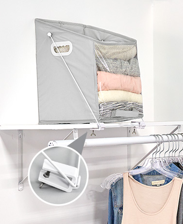 Pull Down Closet Storage Bin