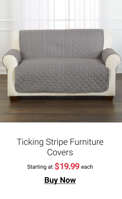 Ticking Stripe Furniture Covers