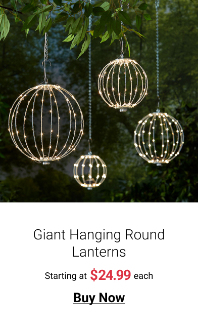 Giant Hanging Round Lanterns