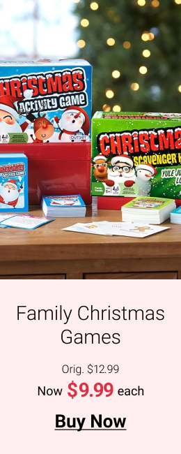  Family Christmas Games Orig. $12.99 Now each Buy Now 