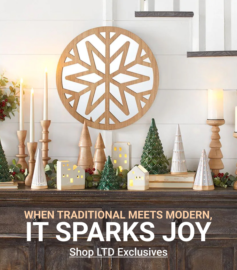 WHEN TRADITIONAL MEETS MODERN, IT SPARKS JOY Shop TD Exclusives 
