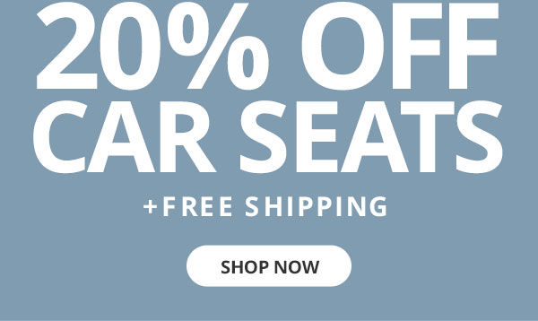 Ends Tonight! 20% off Car Seats + Free Shipping