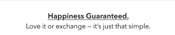 Happiness Guarantee