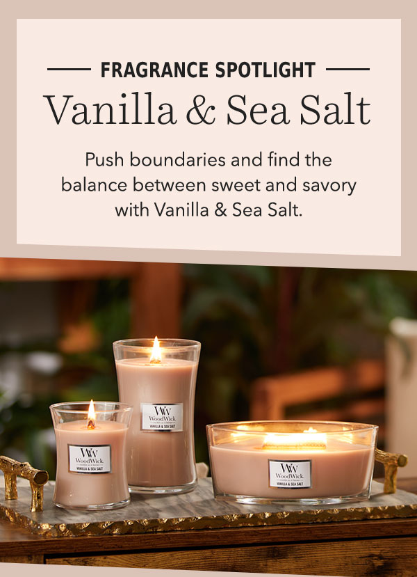 Fragrance Spotlight - Vanilla & Sea Salt