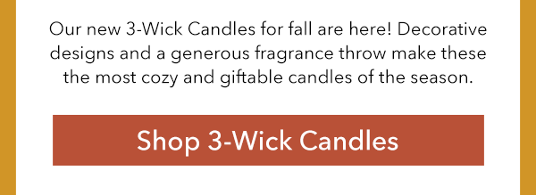 Shop 3-Wick Candles