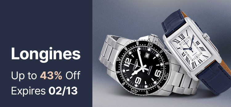 Valentine s Day Sale Continues LONGINES Jomashop up to 43