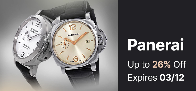 Big Winter Sale Continues PANERAI Jomashop up to 26 Off Ends