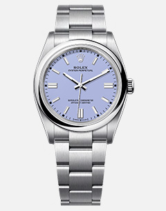 ROLEX Oyster Perpetual Auto Purple Unisex Watch