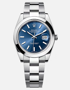 ROLEX Datejust 41 Blue Dial Men's Watch