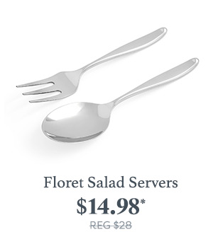 Sophie Floret Salad Servers $14.98