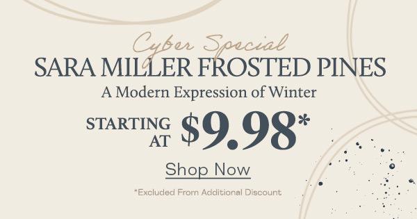 Sara Miller Frosted Pines Cyber Specials