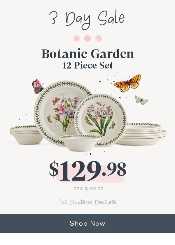 botanic garden 12 Pc set $129.98