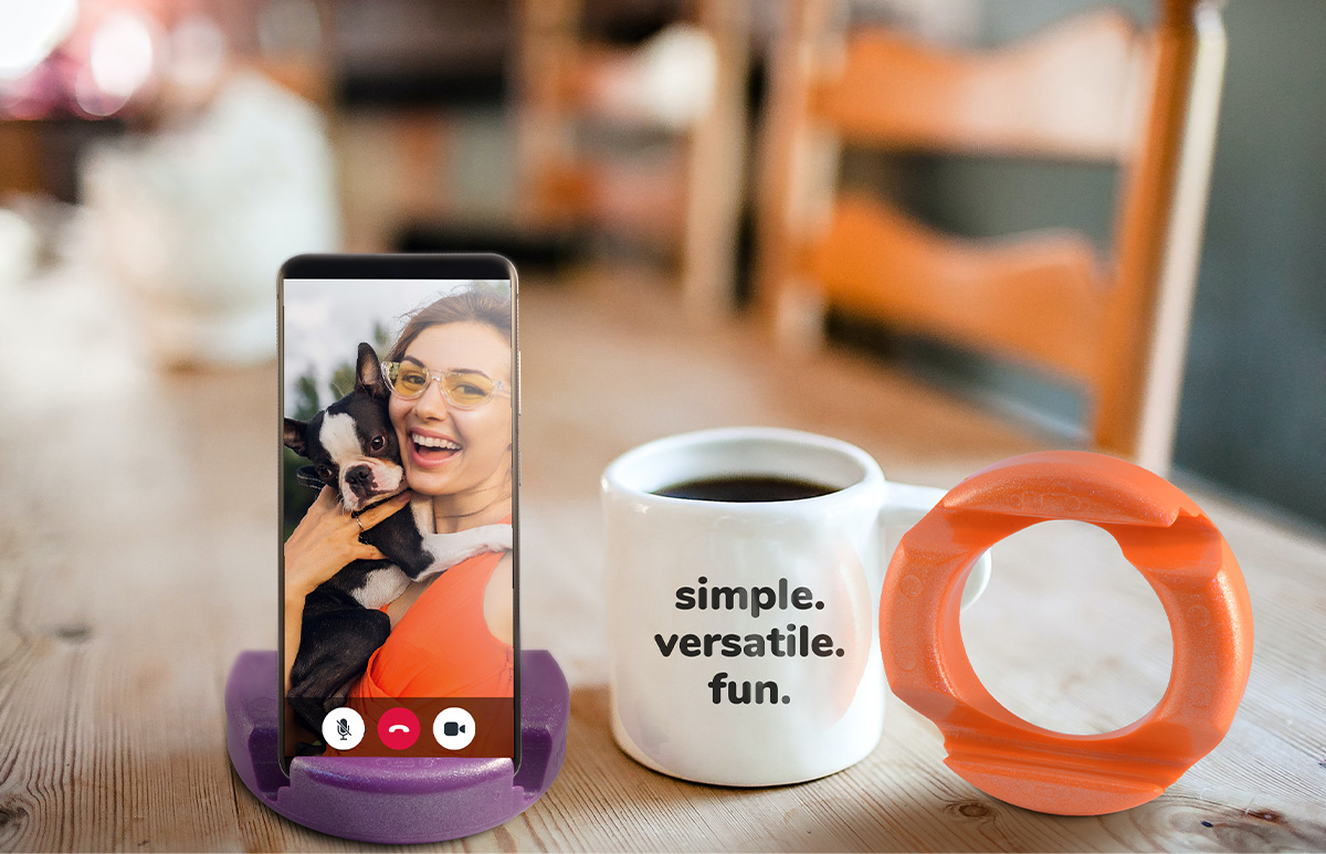 The GoDonut ORIGINAL Collection: The simple, versatile, and fun smartphone and tablet stand that FREES YOUR HANDS (cook, clean, & watch shows without worrying about your phone slipping)