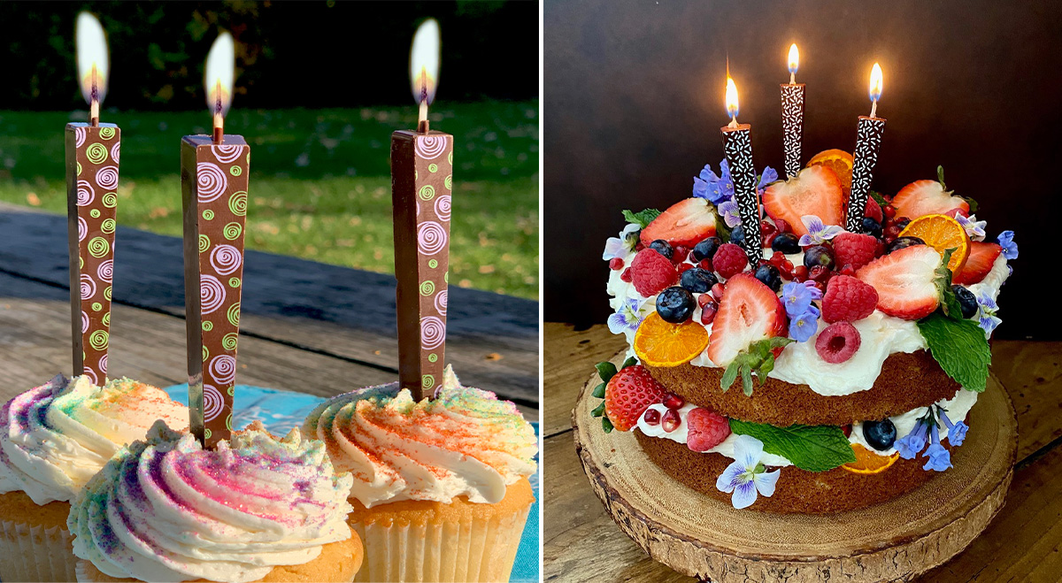 Let Them Eat Candles: Delicious EDIBLE chocolate candles sure to be a hit at your next celebration(s)!