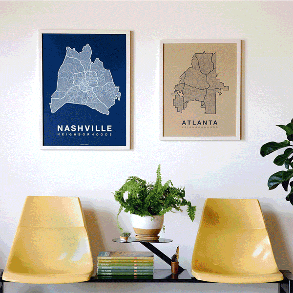 Minimalist City Maps: Elevate his man cave or office this Valentine’s Day with a hand-printed map of his favorite city (choose from 50+ cities)