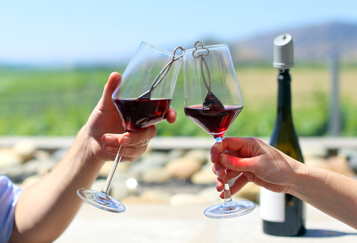 Meet the father & son team who created a way for you to enjoy your wine WITHOUT the next-day headache