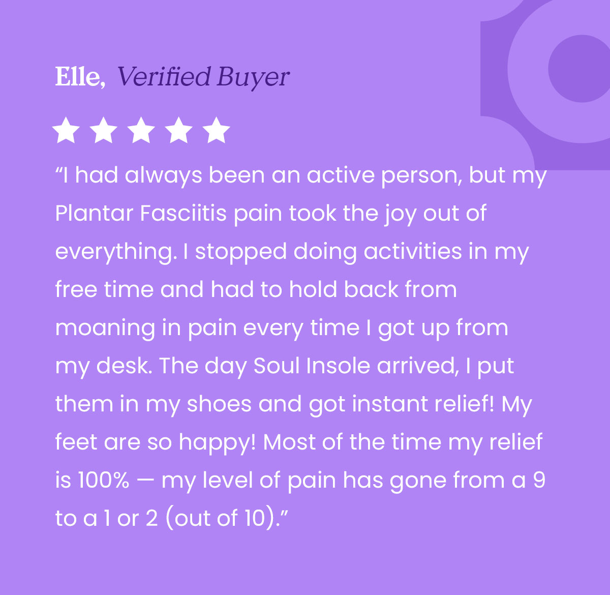 Elle Testimonial