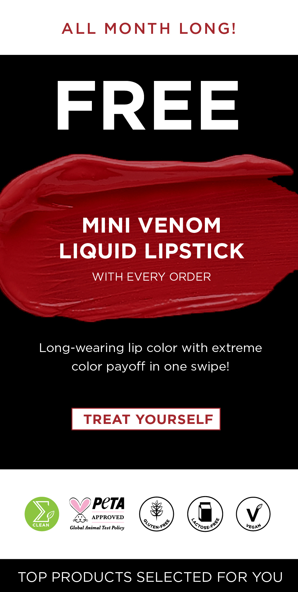 Free Mini Venom Liquid Lipstick