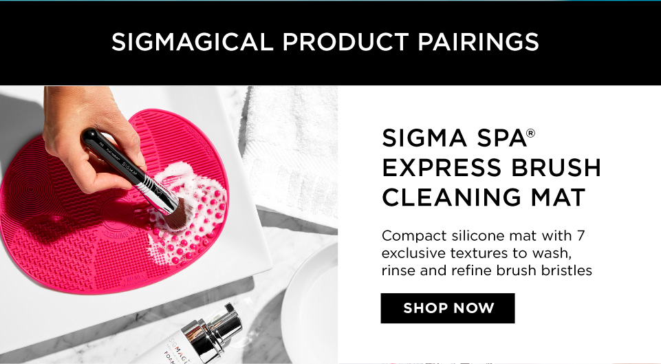 SIGMA SPA® EXPRESS BRUSH CLEANING MAT 