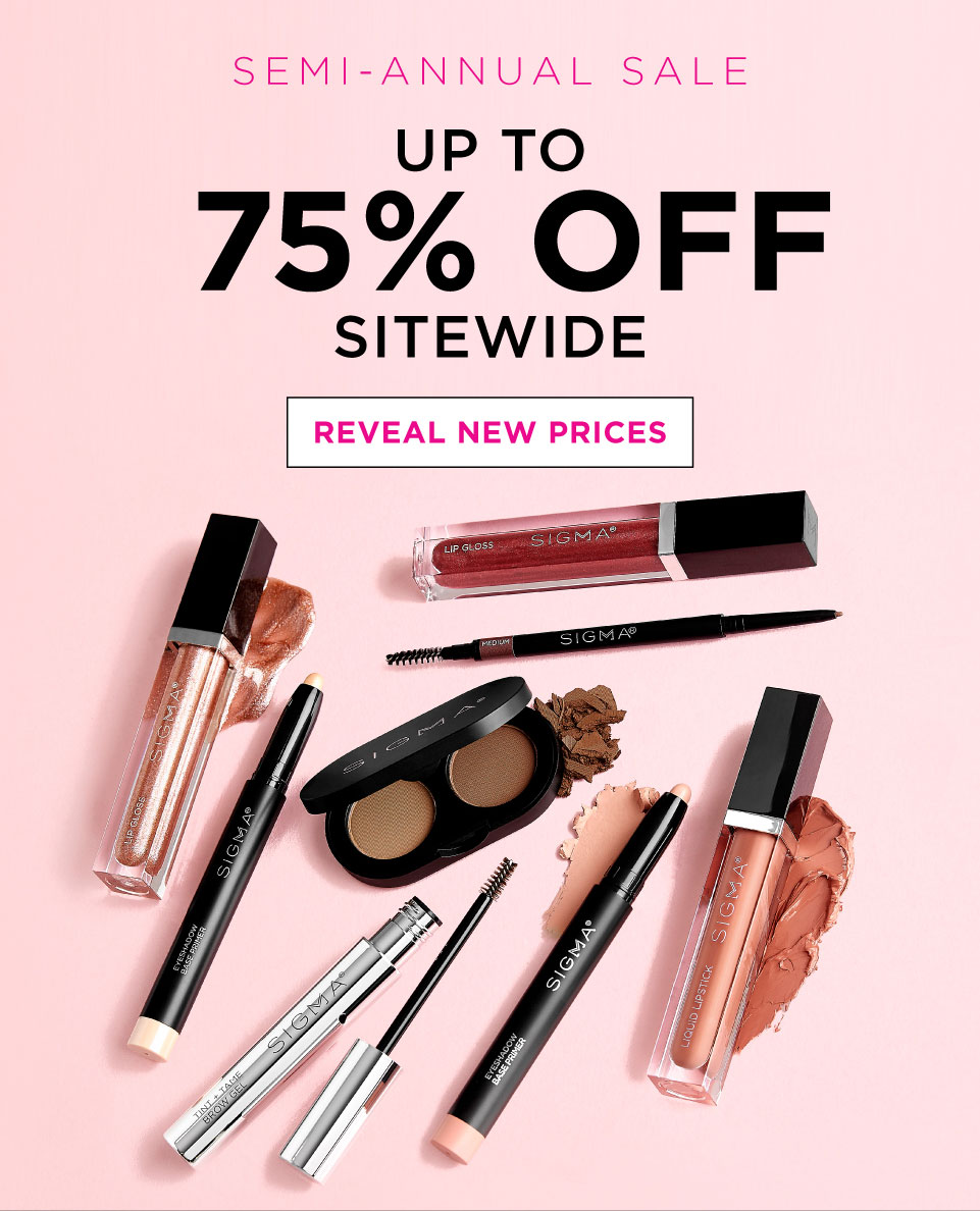 UP TO 75% OFF SITEWIDE