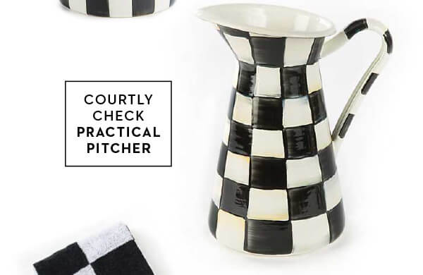 COURTLY CHECK PRACTICAL PITCHER