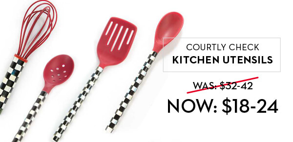 COURTLY CHECK KITCHEN UTENSILS