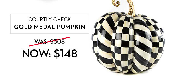 COURTLY CHECK GOLD MEDAL PUMPKIN