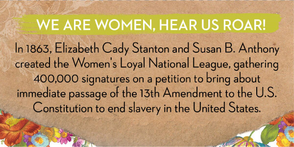 WE ARE WOMEN, HEAR US ROAR!