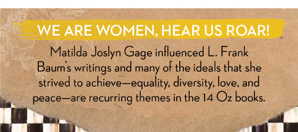 WE ARE WOMEN, HEAR US ROAR!