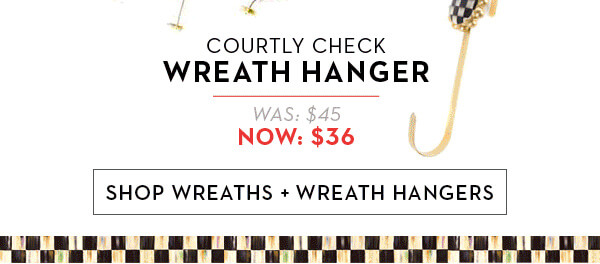 SHOP WREATHS & WREATH HANGERS