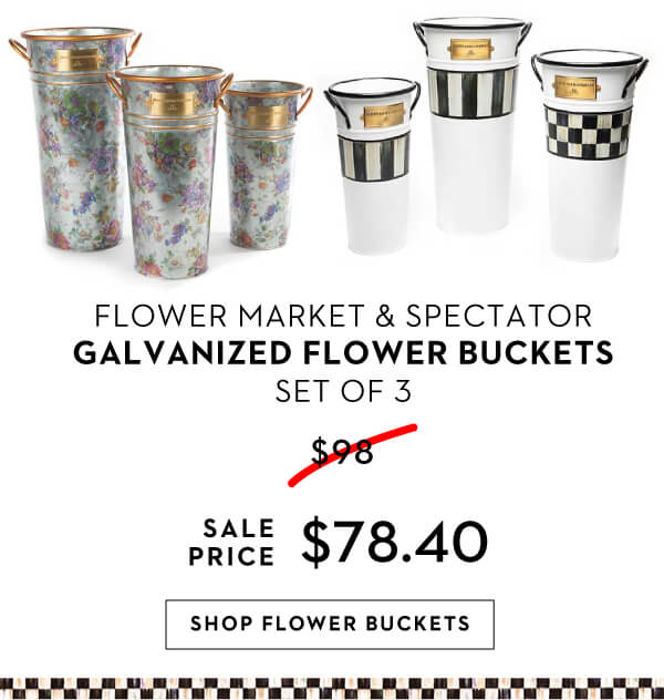 SHOP FLOWER BUCKETS