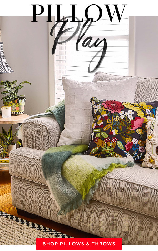 SHOP PILLOWS & THROWS