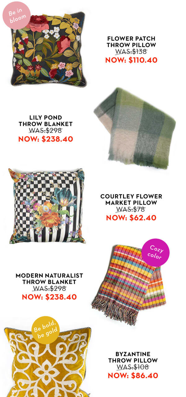 SHOP PILLOWS & THROWS