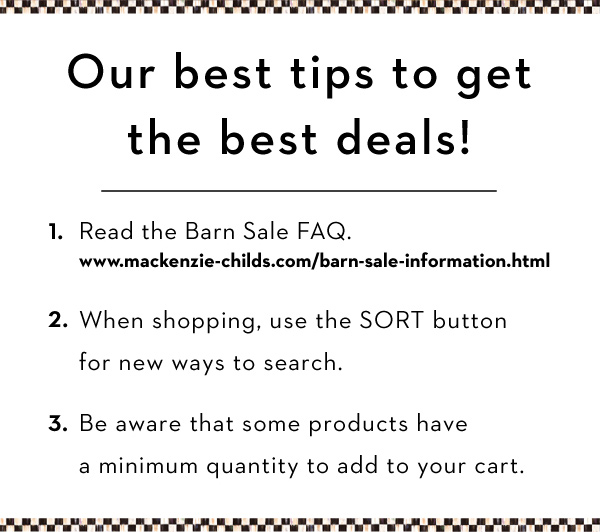 OUR BEST TIPS TO GET THE BEST DEALS!