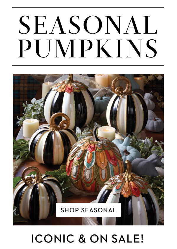 SHOP SEASONAL PUMPKINS