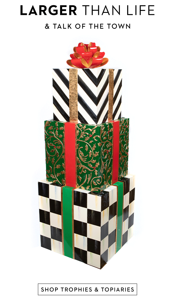 LARGER THAN LIFE & TALK OF THE TOWN | SHOP TROPHIES & TOPIARIES
